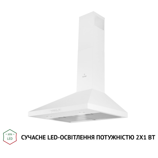 Фото - Витяжка декоративна Perfelli K 6402 WH 850 LED