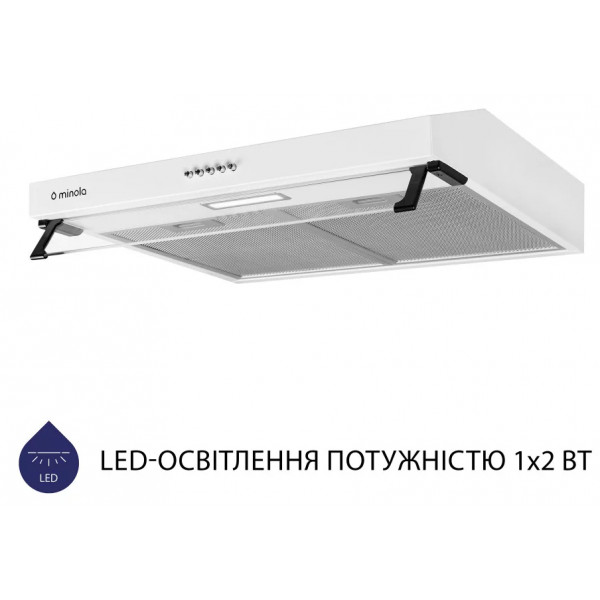 Фото - Вытяжка традиционная Minola HPL 614 WH