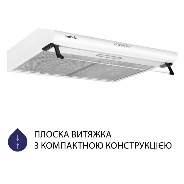 Фото - Вытяжка традиционная Minola HPL 615 WH