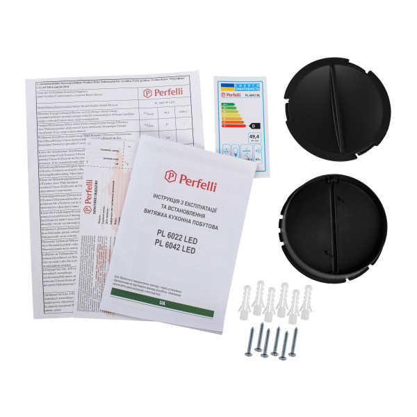 Фото - Вытяжка традиционная Perfelli PL 6042 BL LED