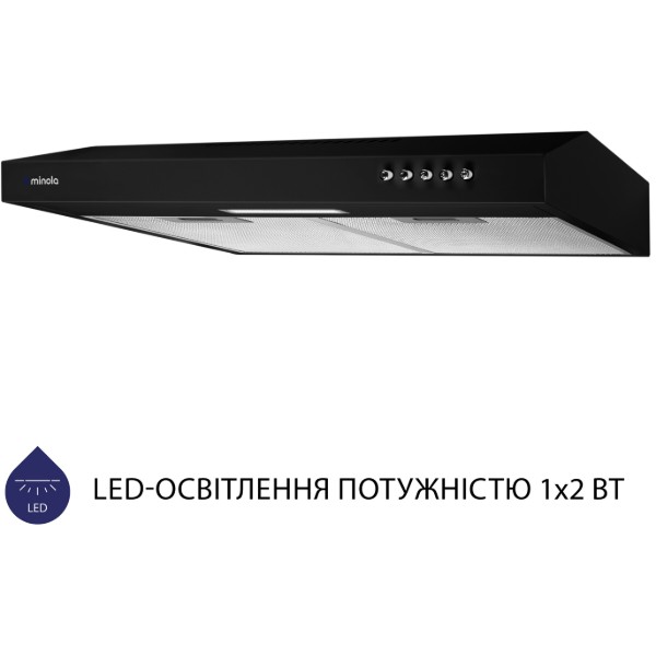 Фото - Вытяжка традиционная Minola HPL 513 BL