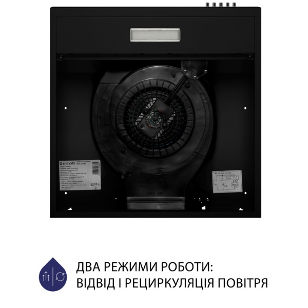 Фото - Вытяжка традиционная Minola HPL 513 BL