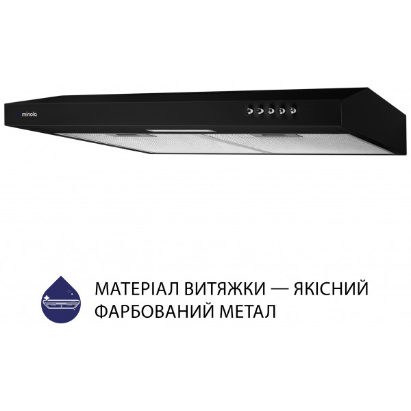 Фото - Вытяжка традиционная Minola HPL 613 BL