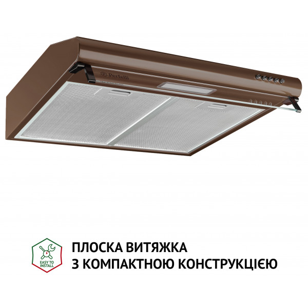 Фото - Витяжка традиційна Perfelli PL 5144 Dark BR LED