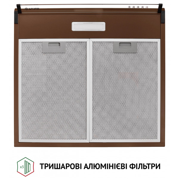 Фото - Витяжка традиційна Perfelli PL 5144 Dark BR LED