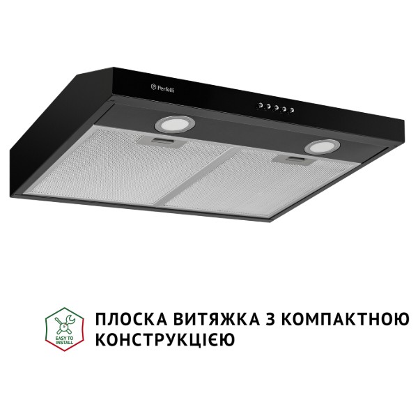Фото - Витяжка традиційна Perfelli PL 6002 BL LED