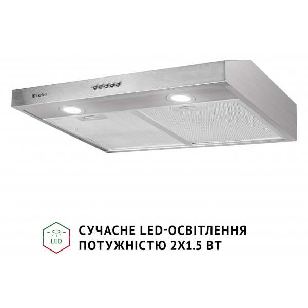 Фото - Витяжка традиційна Perfelli PL 6002 I LED