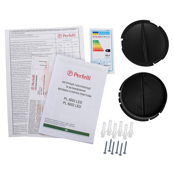 Фото - Витяжка традиційна Perfelli PL 6002 BL LED
