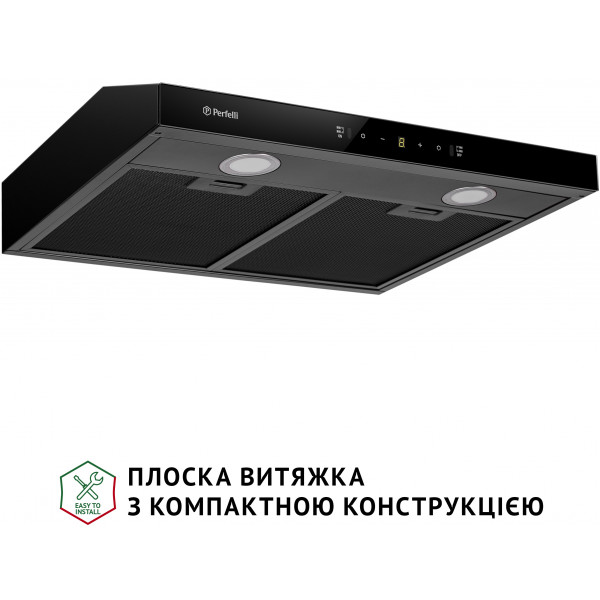 Фото - Витяжка традиційна Perfelli RINCI 6CWB NERO