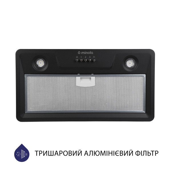 Фото - Вытяжка встраиваемая Minola HBI 5202 BL 700 LED