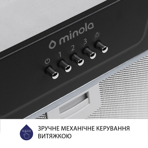 Фото - Вытяжка встраиваемая Minola HBI 5202 BL 700 LED