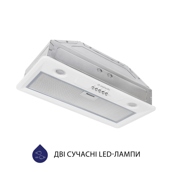 Фото - Витяжка вбудована Minola HBI 5202 WH 700 LED