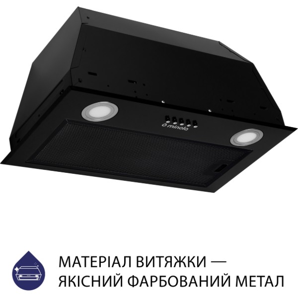 Фото - Витяжка вбудована Minola HBI 5222 BLF 700 LED