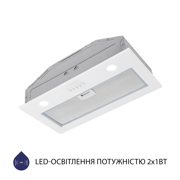 Фото - Вытяжка встраиваемая Minola HBI 52621 WH GLASS 700 LED