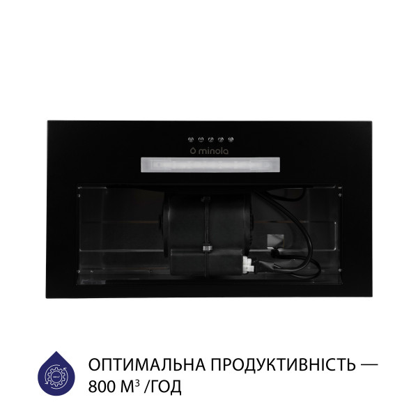 Фото - Вытяжка встраиваемая Minola HBI 5323 BL 800 LED