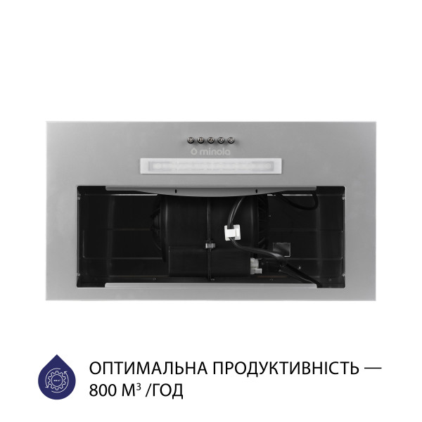 Фото - Вытяжка встраиваемая Minola HBI 5323 GR 800 LED