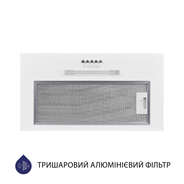 Фото - Вытяжка встраиваемая Minola HBI 5323 WH 800 LED
