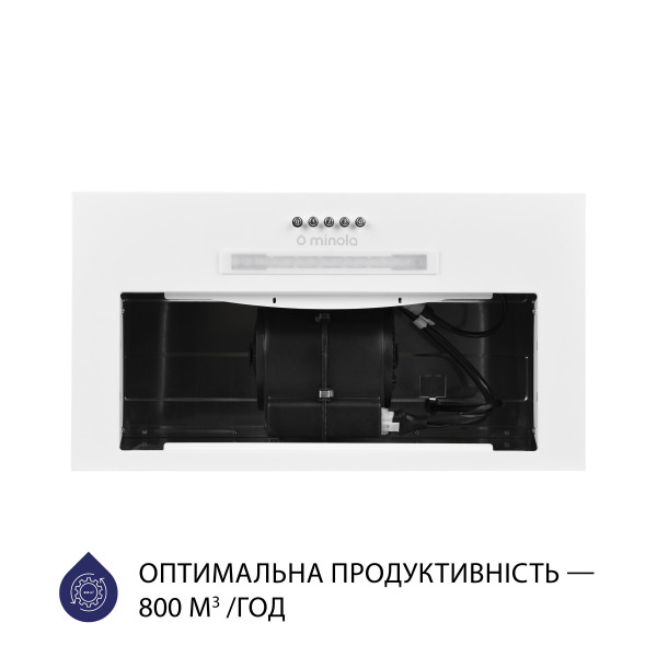 Фото - Вытяжка встраиваемая Minola HBI 5323 WH 800 LED
