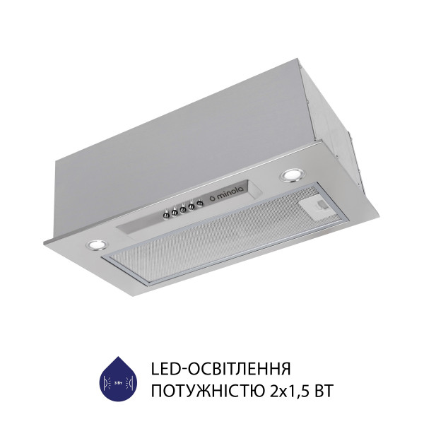 Фото - Витяжка вбудована Minola HBI 5324 I 800 LED