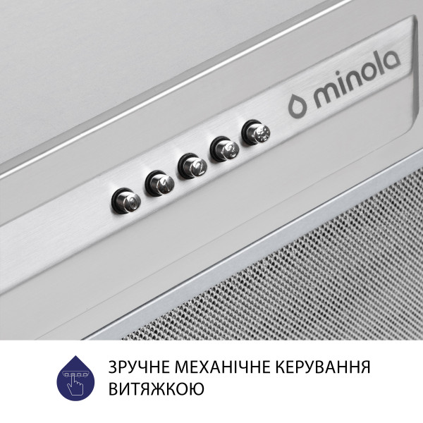 Фото - Витяжка вбудована Minola HBI 5324 I 800 LED