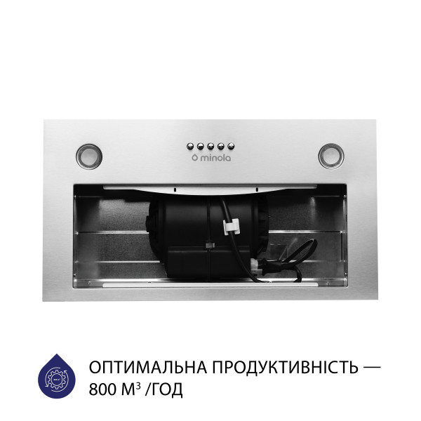Фото - Витяжка вбудована Minola HBI 5327 I 800 LED
