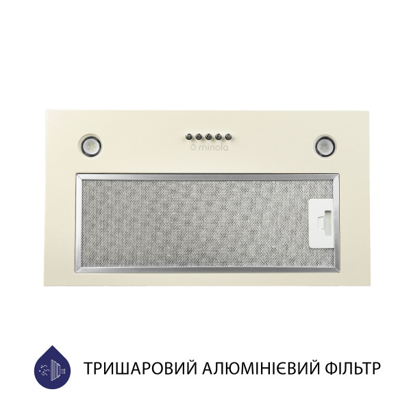 Фото - Витяжка вбудована Minola HBI 5327 IV 800 LED