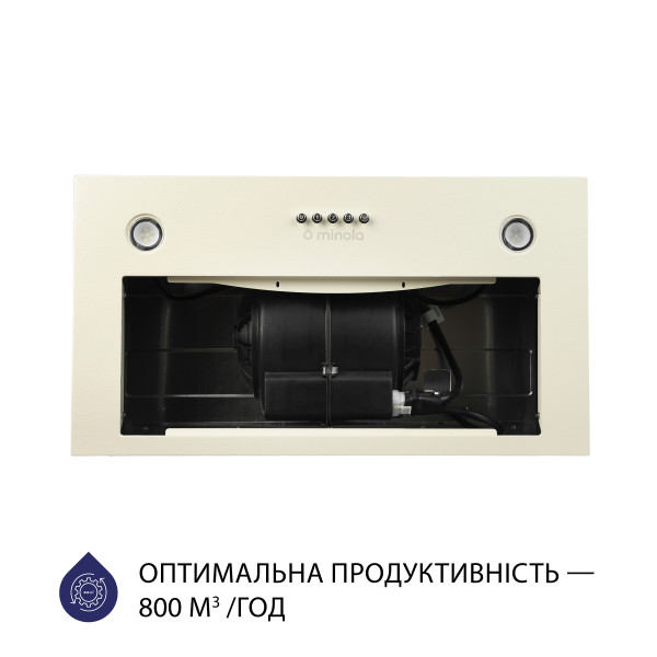 Фото - Витяжка вбудована Minola HBI 5327 IV 800 LED