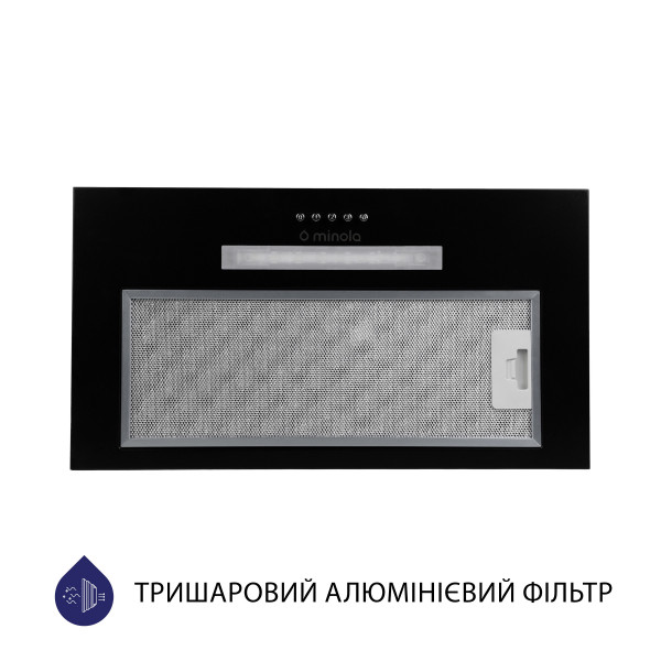 Фото - Витяжка вбудована Minola HBI 5623 BL 1000 LED