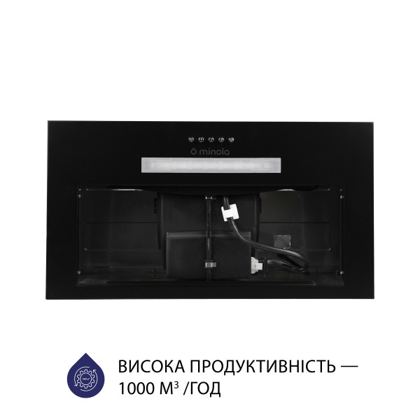 Фото - Витяжка вбудована Minola HBI 5623 BL 1000 LED