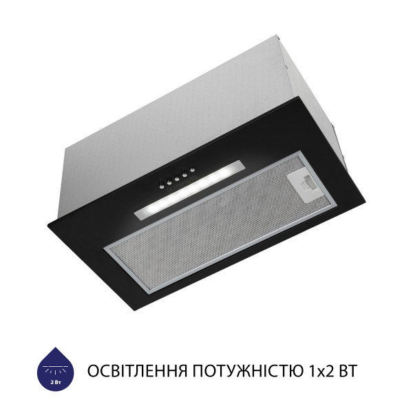 Фото - Витяжка вбудована Minola HBI 5623 BL 1000 LED