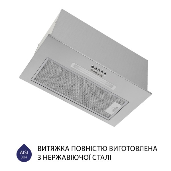 Фото - Витяжка вбудована Minola HBI 5623 I 1000 LED