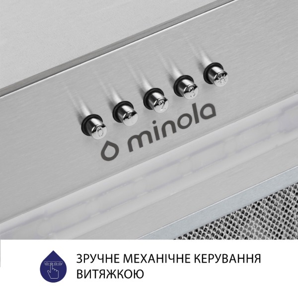 Фото - Витяжка вбудована Minola HBI 5623 I 1000 LED