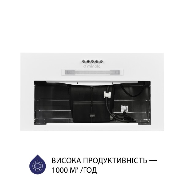 Фото - Витяжка вбудована Minola HBI 5623 WH 1000 LED