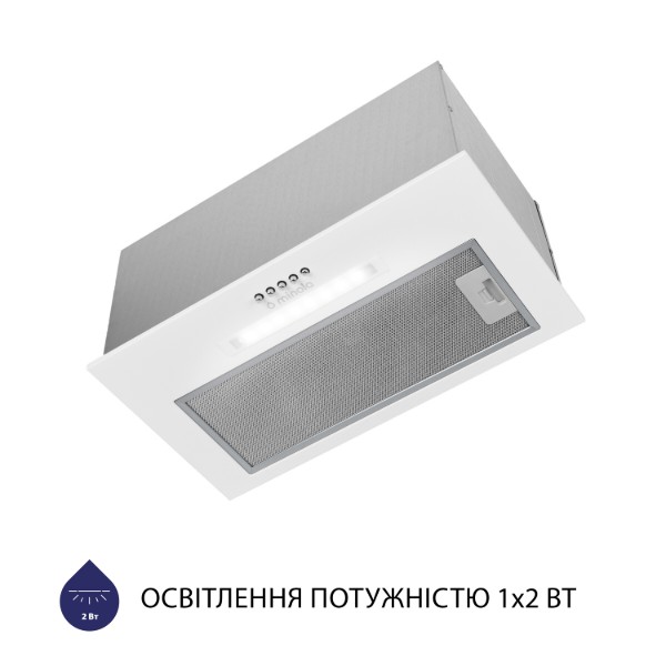 Фото - Витяжка вбудована Minola HBI 5623 WH 1000 LED