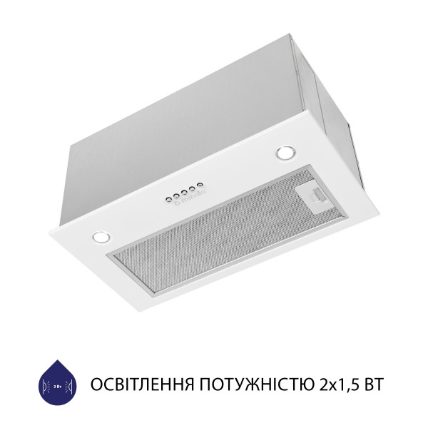 Фото - Вытяжка встраиваемая Minola HBI 5627 WH 1000 LED