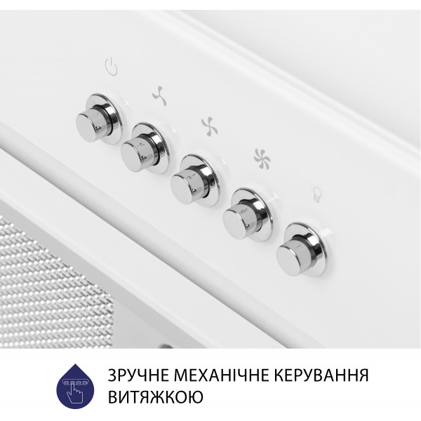 Фото - Вытяжка встраиваемая Minola HBI 5664 WH GLASS 1000 LED Line