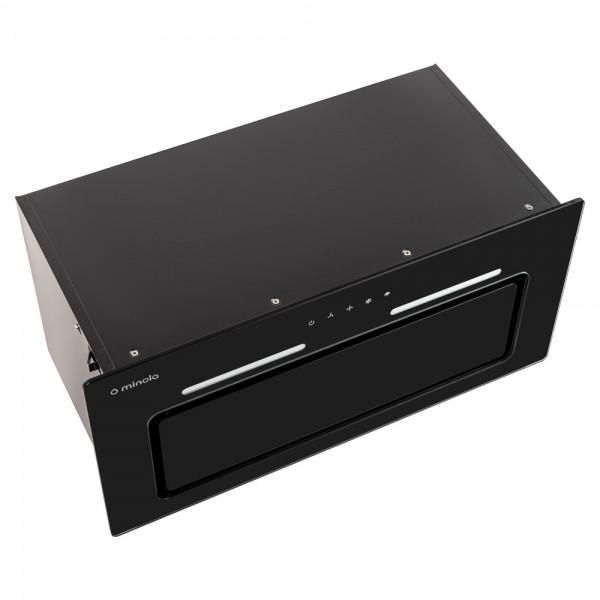 Фото - Витяжка вбудована Minola HBI 6673 BL GLASS 1000 LED Line