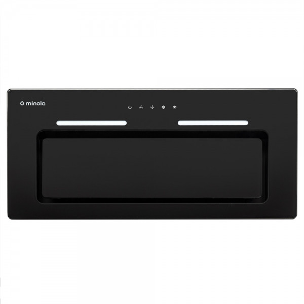 Фото - Витяжка вбудована Minola HBI 6673 BL GLASS 1000 LED Line