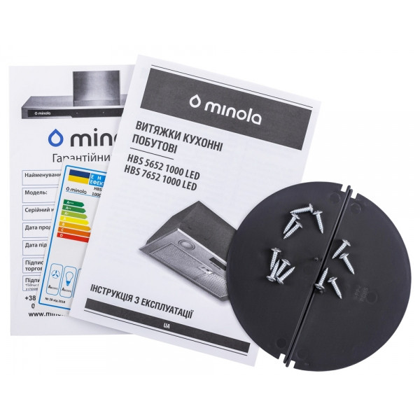 Фото - Вытяжка встраиваемая Minola HBS 7652 BL 1000 LED