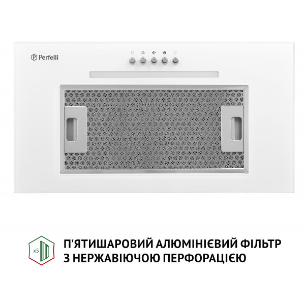 Фото - Витяжка вбудована Perfelli BI 5256 WH 700 LED