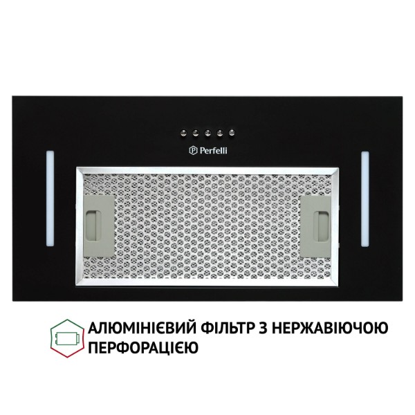 Фото - Вытяжка встраиваемая Perfelli BI 5453 BL 850 LED Strip