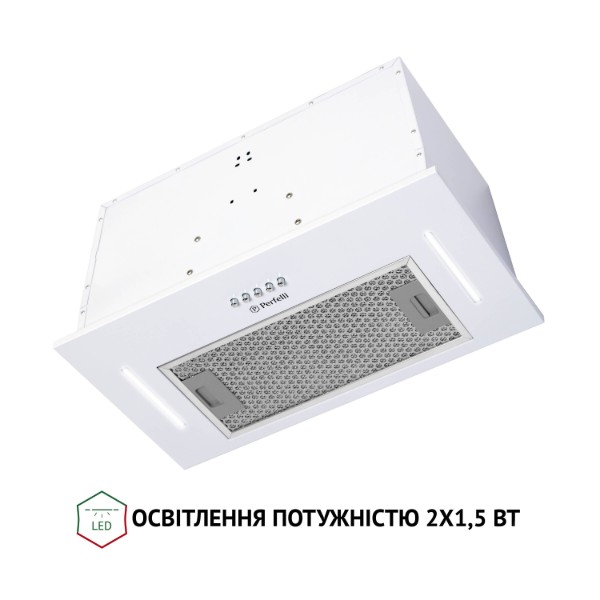 Фото - Вытяжка встраиваемая Perfelli BI 5453 WH 850 LED Strip