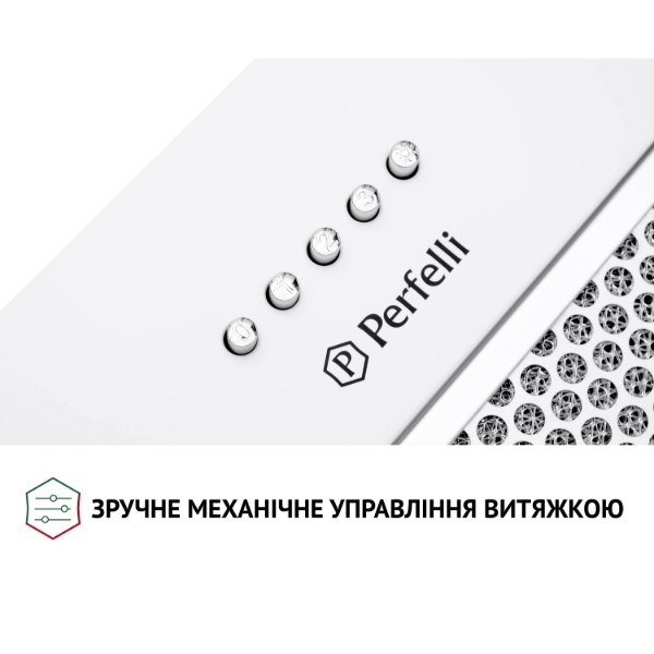 Фото - Вытяжка встраиваемая Perfelli BI 5453 WH 850 LED Strip