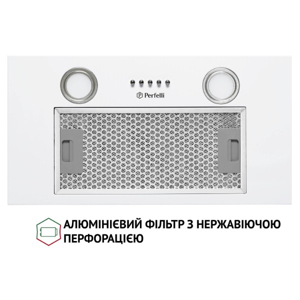 Фото - Витяжка вбудована Perfelli BI 5652 WH 1000 LED