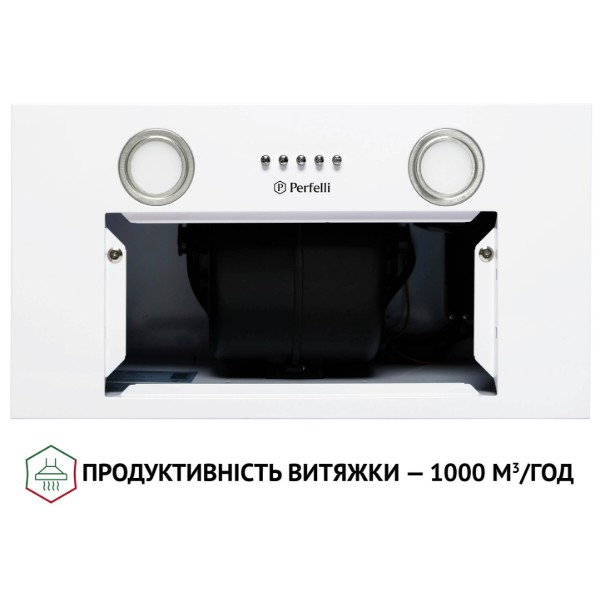 Фото - Витяжка вбудована Perfelli BI 5652 WH 1000 LED