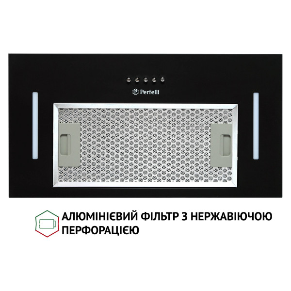 Фото - Витяжка вбудована Perfelli BI 5653 BL 1000 LED