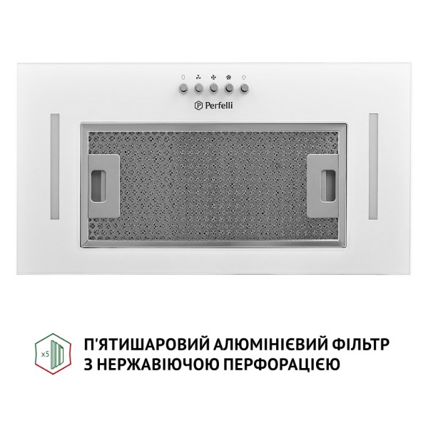 Фото - Витяжка вбудована Perfelli BI 5684 WH 1000 LED