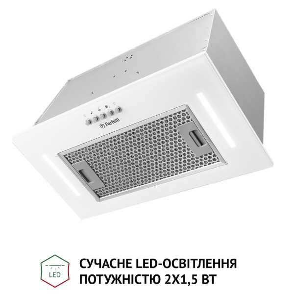 Фото - Витяжка вбудована Perfelli BI 5684 WH 1000 LED