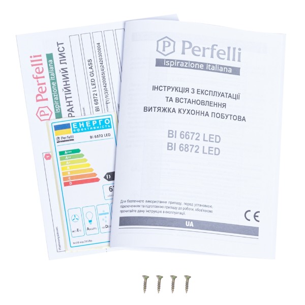 Фото - Вытяжка встраиваемая Perfelli BI 6872 I LED