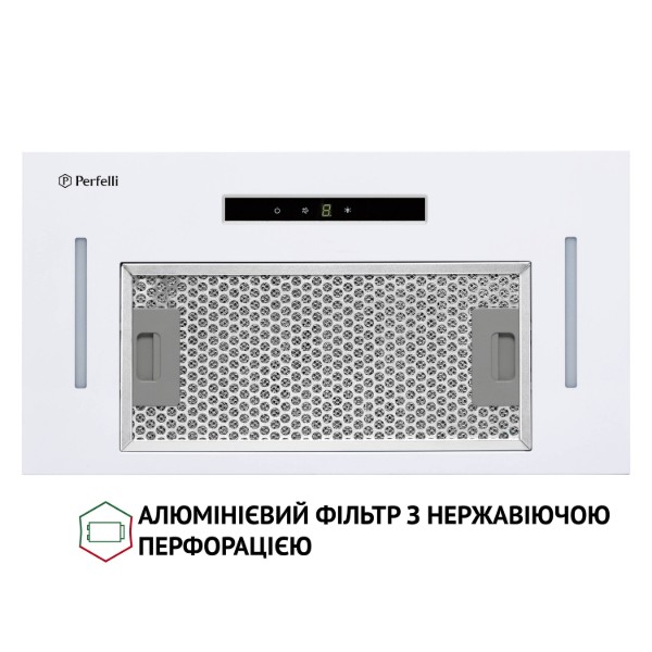 Фото - Вытяжка встраиваемая Perfelli BIS 5653 WH 1000 LED